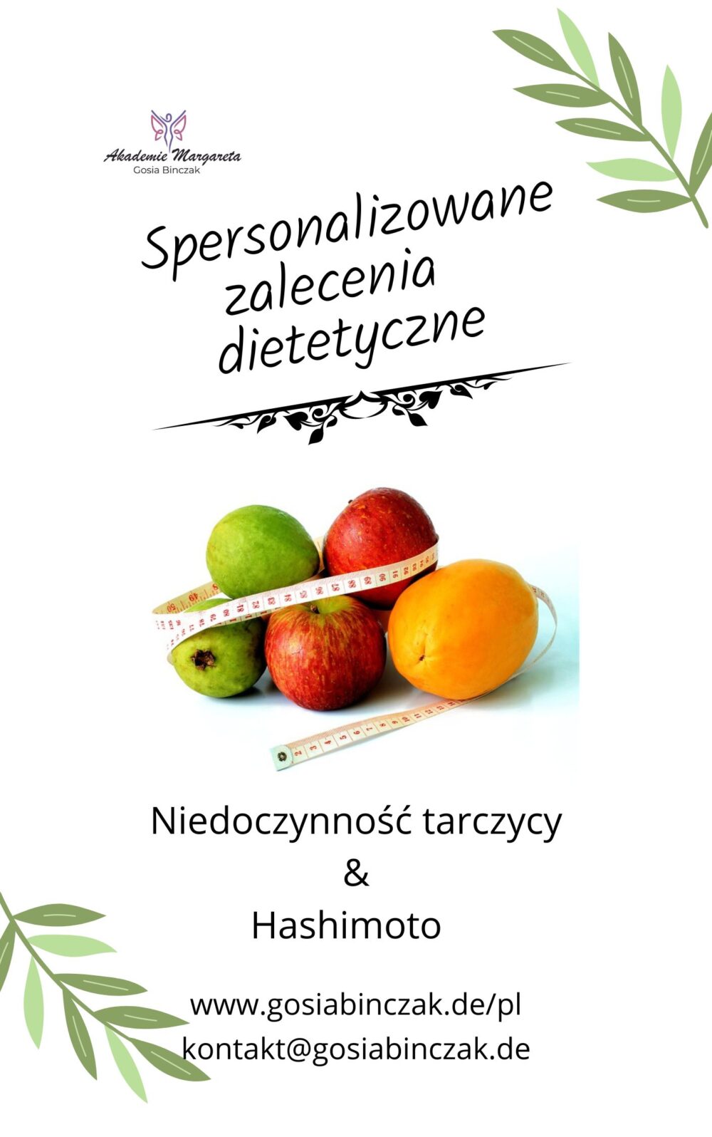 Spersonalizowane zalecenia dietetyczne/żywieniowe